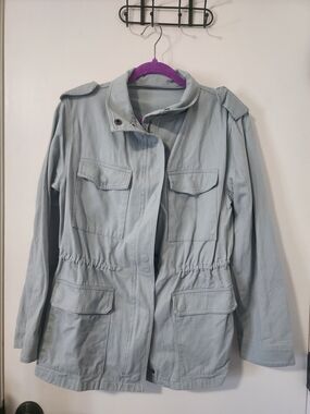 Light Blue Women's Utility Jacket